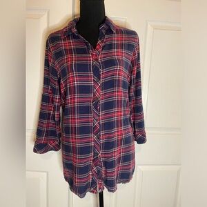 Hester and orchard plaid button down country shirt